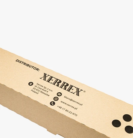 xerrex rzeszów karton tuba z nadrukiem dane kontaktowe drukuj nie tylko logo