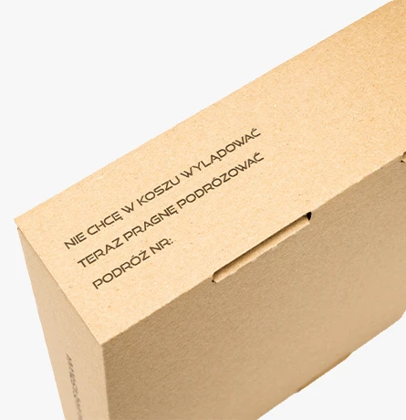 pudełko fasonowe z indywidualnym nadrukiem zaskocz klienta podejściem do ekologii